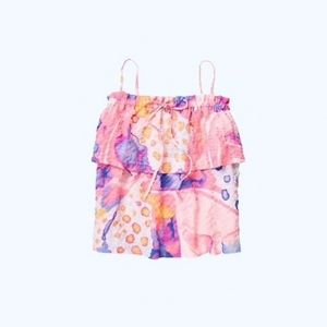 NWT Mays Top Resort White in Sandy Rays